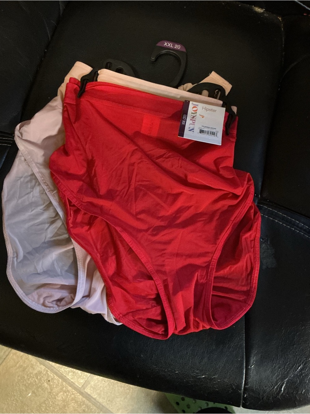 Women’s Hipster Panty 2-Pack — Red and pink